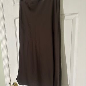 J. Crew Chocolate Brown Midi Skirt